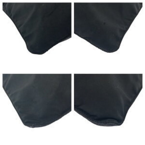 PRADA Tessuto triangular black nylon shoulder bag sacoche - Picture 3 of 9